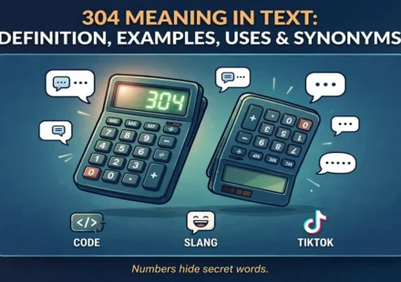 304 meaning in text infographic: definition, examples, uses and synonyms