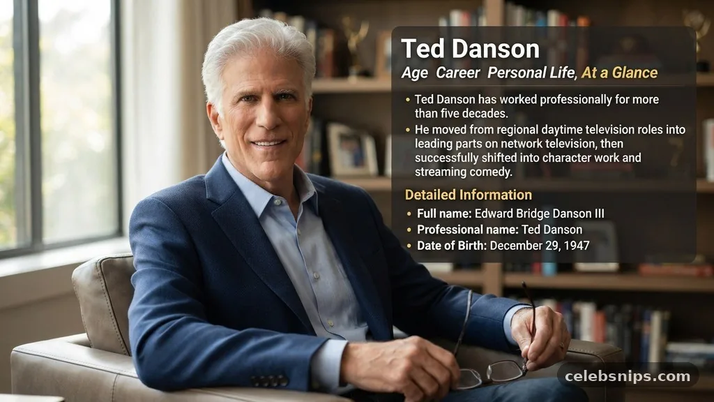 At a Glance - Ted Danson Age, Career, and Personal Life