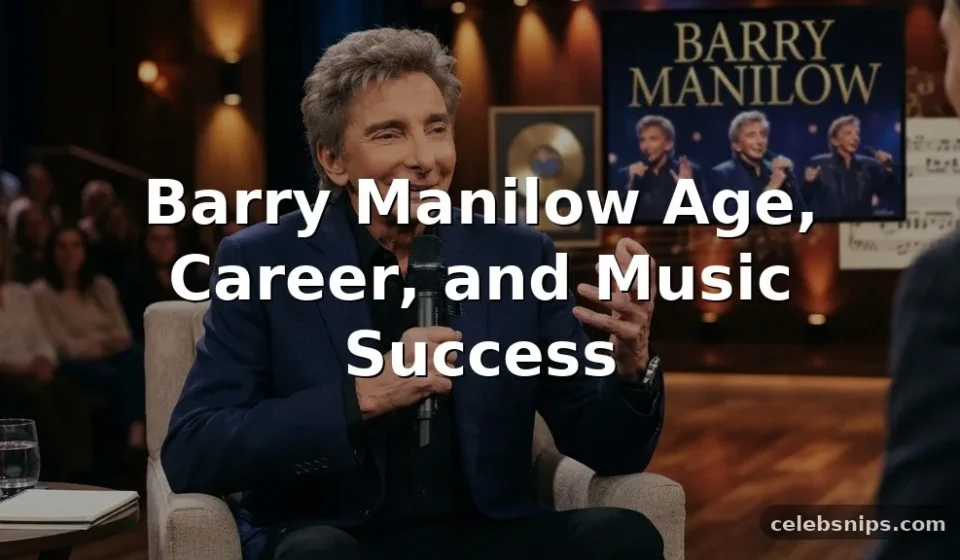 Barry Manilow Age, Career, and Music Success