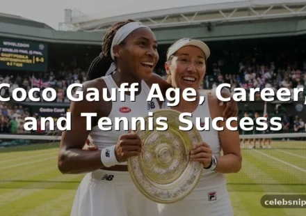 Coco Gauff Age, Career, and Tennis Success