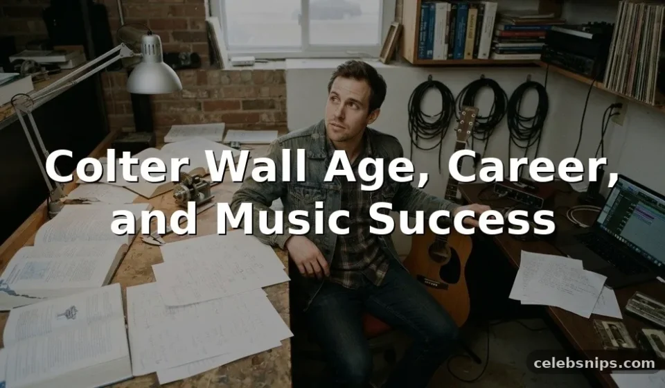 Colter Wall Age, Career, and Music Success
