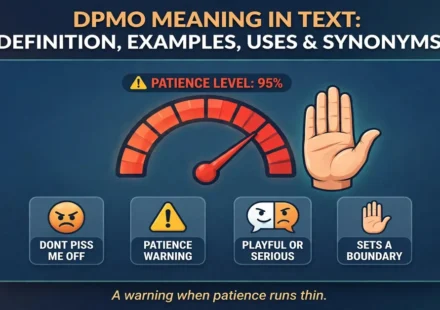 DPMO meaning in text infographic: definition, examples, uses and synonyms