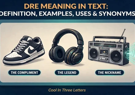 DRE meaning in text infographic: definition, examples, uses and synonyms