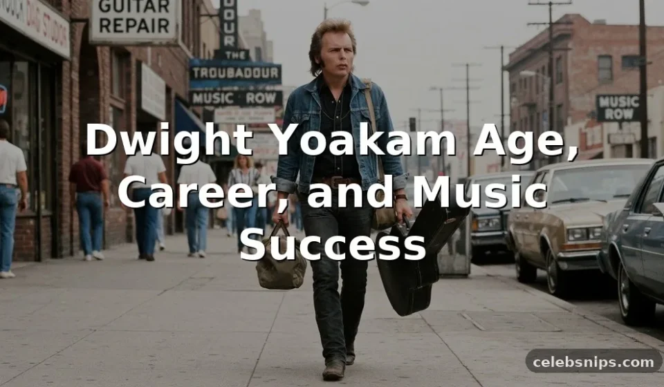 Dwight Yoakam Age, Career, and Music Success