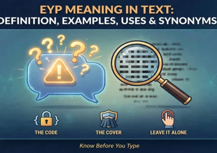 EYP meaning in text infographic: definition, examples, uses and synonyms