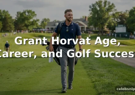 Grant Horvat Age, Career, and Golf Success