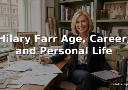 Hilary Farr Age, Career, and Personal Life