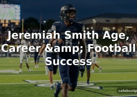 Jeremiah Smith Age, Career, and Football Success