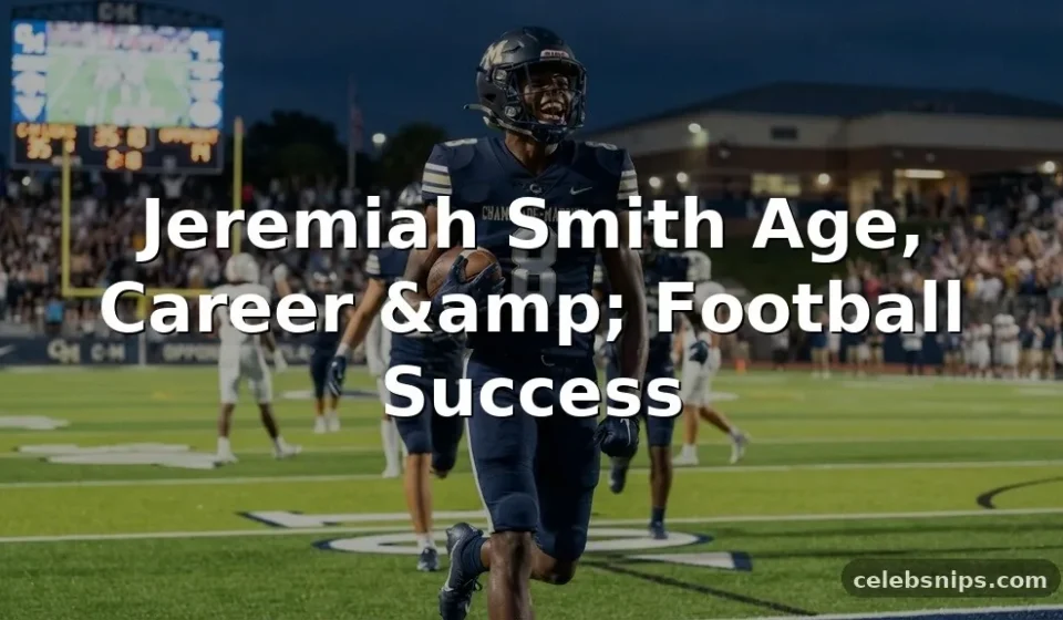 Jeremiah Smith Age, Career, and Football Success