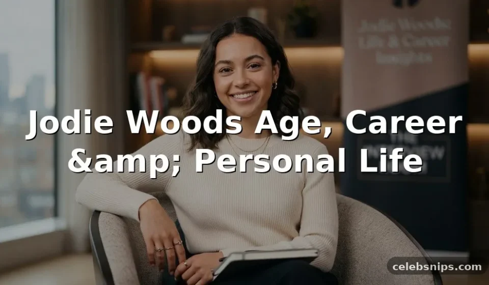 Jodie Woods Age, Career, and Personal Life