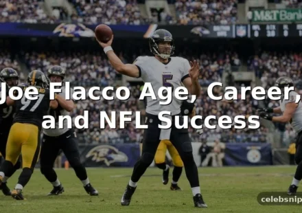 Joe Flacco Age, Career, and NFL Success