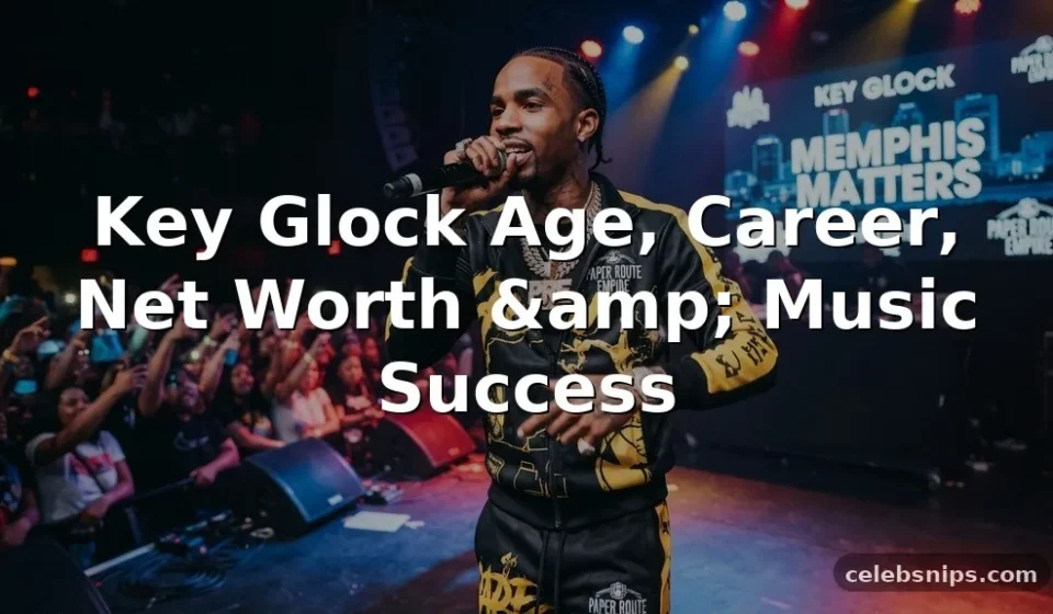 Key Glock Age, Career, Net Worth, and Music Success