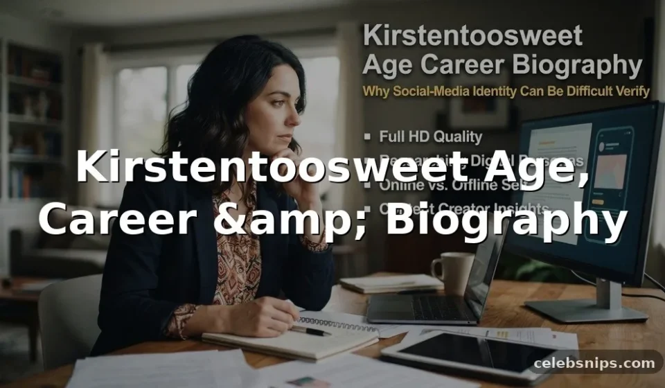 Kirstentoosweet Age, Career, and Biography