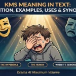 KMS meaning in text infographic: definition, examples, uses and synonyms