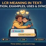 LCR meaning in text infographic: definition, examples, uses and synonyms