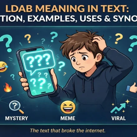 LDAB meaning in text infographic: definition, examples, uses and synonyms