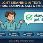 LGHT meaning in text infographic: definition, examples, uses and synonyms
