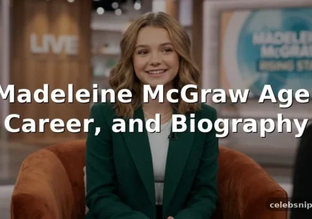 Madeleine McGraw Age, Career, and Biography