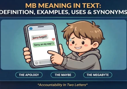 MB meaning in text infographic: definition, examples, uses and synonyms
