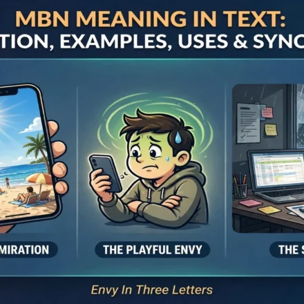 MBN meaning in text infographic: definition, examples, uses and synonyms