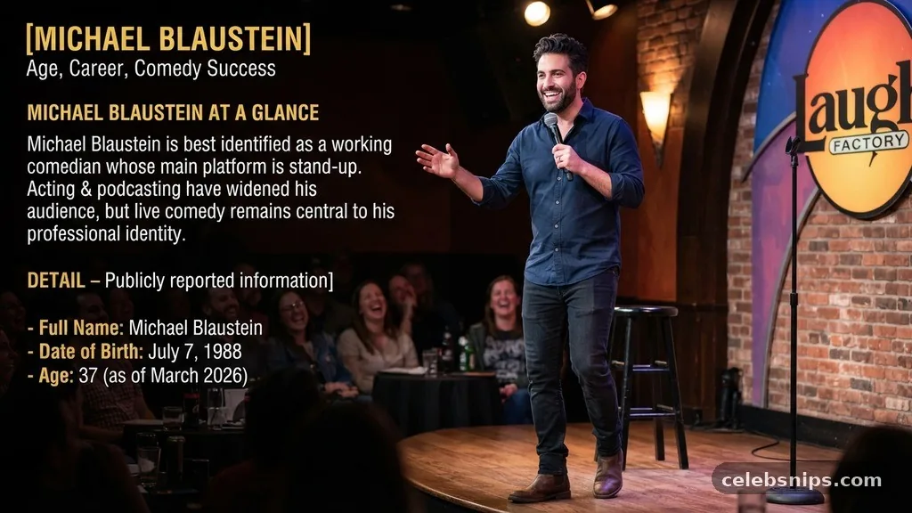 Michael Blaustein at a Glance - Michael Blaustein Age, Career, and Comedy Success