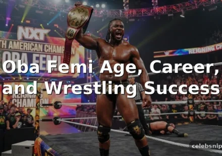 Oba Femi Age, Career, and Wrestling Success
