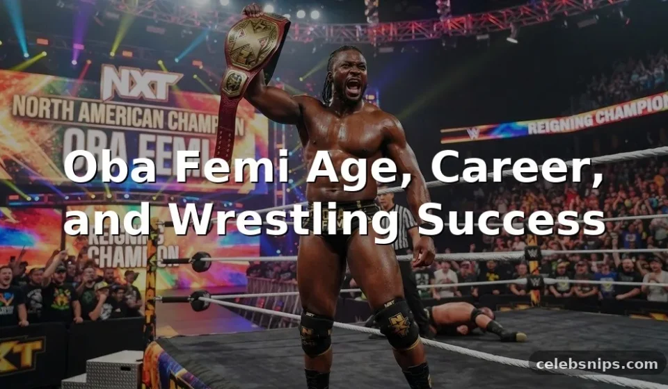 Oba Femi Age, Career, and Wrestling Success