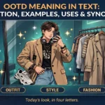 OOTD meaning in text infographic: definition, examples, uses and synonyms