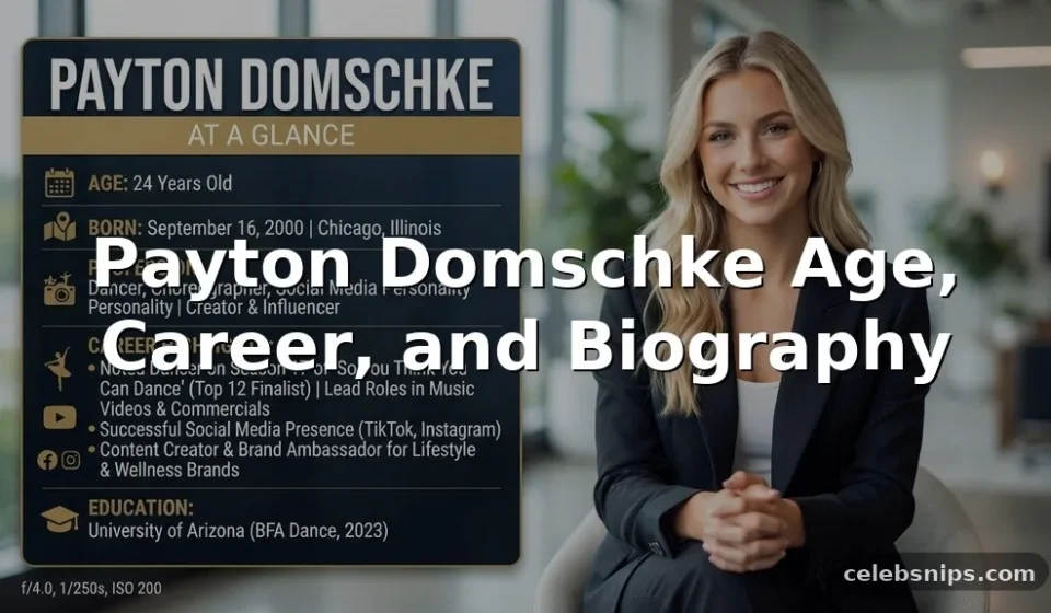 Payton Domschke Age, Career, and Biography