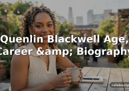 Quenlin Blackwell Age, Career, and Biography