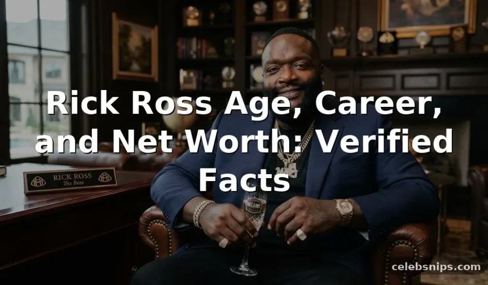 Rick Ross Age, Career, and Net Worth