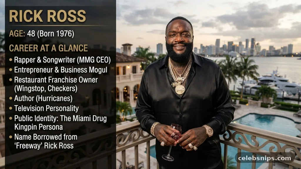 Rick Ross at a Glance - Rick Ross Age, Career, and Net Worth