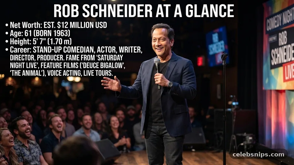 Rob Schneider at a Glance - Rob Schneider Net Worth, Age, Height, and Career