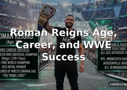 Roman Reigns Age, Career, and WWE Success