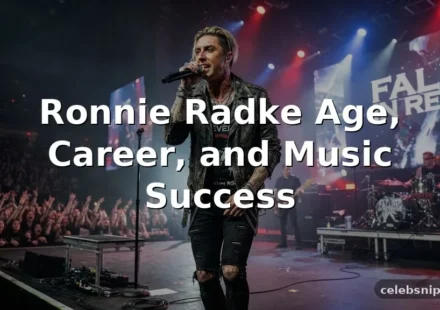 Ronnie Radke Age, Career, and Music Success