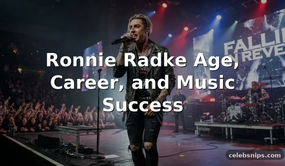 Ronnie Radke Age, Career, and Music Success