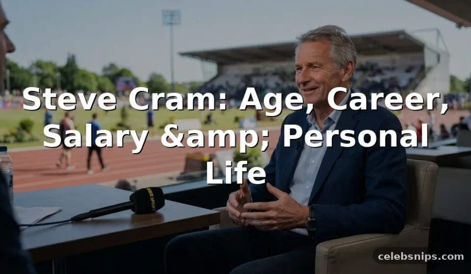 Steve Cram: Age, Career, Salary, and Personal Life