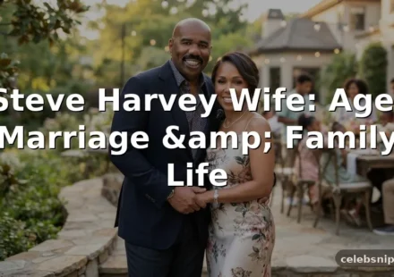 Steve Harvey Wife Age, Marriage, and Family Life