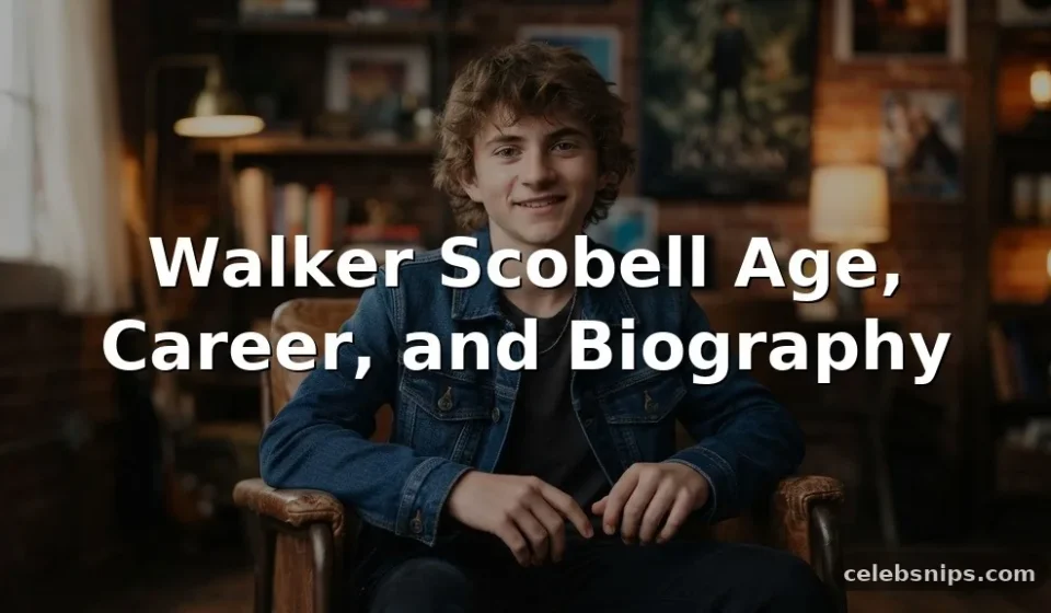 Walker Scobell Age, Career, and Biography