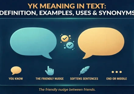 Two friends chatting with speech bubbles illustrating YK meaning in text